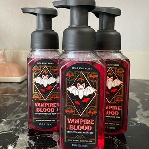 Bath & Bodyworks Vampire Blood hand soap set